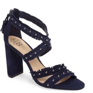 Vince Camuto Machila Studded Suede Sandals
